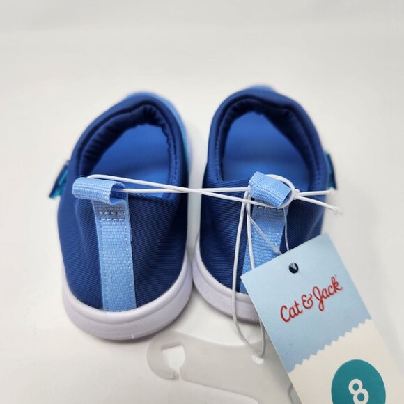 Cat & Jack Vibrant Blue Kids Sneakers - Picture 3 of 8